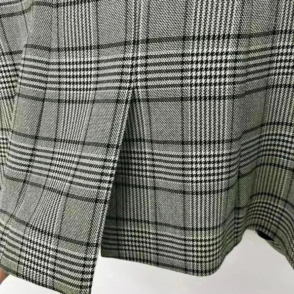 A.L.C Sedgwick II Glen Check Plaid & Houndstooth Double-Breasted Blazer Size XS - Picture 9 of 16